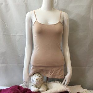 14TH & UNION Camisole Tankini Beige, Size Women's XS